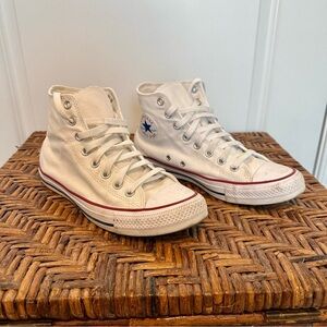 Converse White High-Top Sneakers